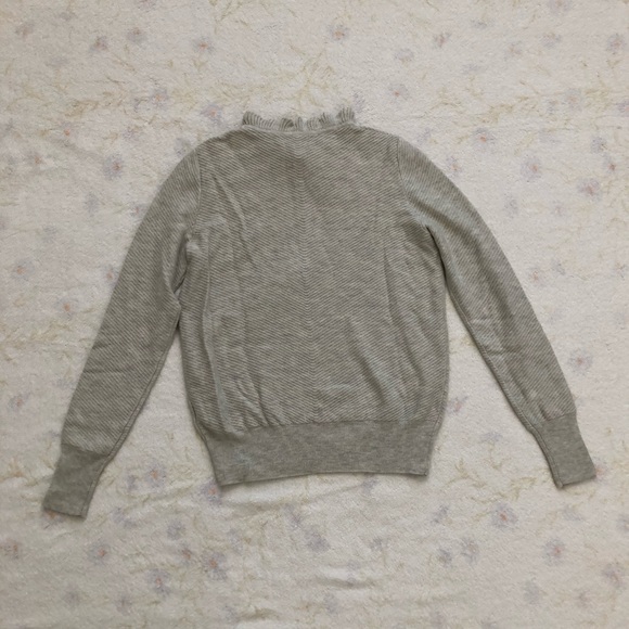 JCrew Ruffle Sweater - Picture 3 of 5